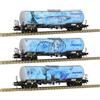 SUDEXPRESS S783903 Set 3 carri cisterna M.A.D Logistic con animali