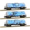 SUDEXPRESS S783904 Set 3 carri cisterna M.A.D Logistic con animali