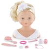 Corolle - Testa da parrucchiere, bambola, 10 accessori, da 3 anni, 9000310040