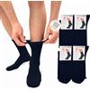 LEON D'ORO Calze senza elastico per Diabetici Calze Uomo Sanitarie Cotone Estivo Leggero Made in Italy