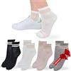 LEON D'ORO Calzini Donna Cotone Leggero 4 Paia di cui 1 in Omaggio Calze Donna Filo di scozia Made in Italy (IT, Testo, Taglia unica, Regular, Regular, 1 Paio BIANCO 1 Paio NERO 1 Paio GRIGIO 1 Pai ROSA ASS4)