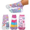 LEON D'ORO Calzini Bambina Antiscivolo Cotone 3 Paia Calze Bimba abs scuola casa gonfiabili, Made in Italy (IT, Numero, 35, 40, ASS3 3paia) (IT, Numero, 23, 28, ASS4 3paia)