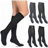 LEON D'ORO Calze Lunghe Donna Caldo Cotone, Gambaletto Donna Termico 4 Paia Moda Made in Italy (IT, Testo, Taglia unica, Regular, Regular, ASS3 4 Paia)