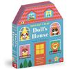 Nosy Crow Fold-Out + Play: Doll's House: Build your own 3D house with interactive play pieces and stickers