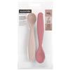Suavinex - Cucchiaio in Silicone Wonderland 2 pz +6 mesi - Rosa