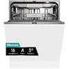 Hisense HV673A65 - Lavastoviglie di integrazione, classe A, capacità 16 servizi, altezza 81,6 cm x larghezza 59,8 cm, asciugatura automatica, programmi automatici, terzo vassoio, porta scorrevole