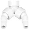 LUTH Premium Profi Parts Adattatore a Y per scarico diretto acqua di condensa, compatibile con Bosch 10008816 di asciugatrice