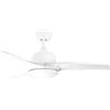 Orbegozo CP 126105 Ventilatore da soffitto da 105 cm, motore DC 35 W, 6 velocità, 3 pale, silenzioso, telecomando reversibile, estate/inverno, LED 24 W, 1200 lm, 3000-6500 K, timer 1-8 h, 2 aste