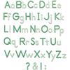 Sizzix Thinlits Set di Fustelle Alfanumerico Completo - Lettere Maiuscole, Minuscole e Caratteri Duplicati - Essential Type - 92 Pezzi