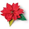 Sizzix Thinlits Set di Fustelle per Fiori 3D Natalizi - Stella di Natale Elegante - 5 Pezzi