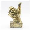 Nice purchase Statua da scrivania con gesti delle dita, scultura creativa per casa, soggiorno, armadio, mensola decorativa (pollice in su in oro)