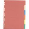 FAVORIT SEPARATORE 21X29,7 6TASTI CARTONCINO COLORATO 240GR FAVORIT
