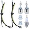Haishine Kit tubo carburante per Echo SRM, kit tubo carburante 2 pezzi con filtro, kit filtro carburante universale per decespugliatore, decespugliatore, motosega, tagliasiepi #13211546730