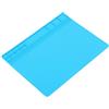 ZAICOLER Tappetino per Saldatura in Silicone Tappetino Antiscivolo Resistente Al Calore per Riparazioni Elettroniche 15,9x4,1 Pollici (azzurro)