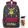 Get Trend Harry Potter Zainetto Bambina Zaino Scuola Set con BPA Free Flip Top Borraccia con Cannuccia Idea Regalo Ragazza per Scuola Uscite
