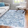 Mazovia Tappeti Blu Moderno Geometrico - Soggiorno, Camera da Letto, Sala da Pranzo, Ufficio - Pile Corto Rettangolo- OEKO-TEX® - Riscaldamento a Pavimento, Con Flecos, Abstracto - 250x350 cm