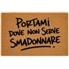 VA VIMART GRAPHIC STUDIO DIGITAL PRINT G Zerbino 40x60 cm in Fibra di Cocco - Tappeto d'Ingresso Rettangolare Personalizzabile con Testo e Immagini, fondo in lattice antiscivolo Idea Regalo per Casa Nuova
