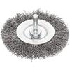 Vigor V6803-75 - Spazzola rotante, diametro 75 mm, diametro 6 mm, colore: Argento