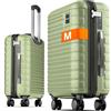 Travely Valigia bagaglio a mano 55x40x20cm - adatta per Ryanair, Lufthansa, Eurowings e co. I Trolley da cabina 36L con rotelle morbide e pratico lucchetto TSA, valigia da cabina