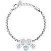 Morellato Bracciale Donna Cuori in Acciaio, Cristalli, Zirconi, Collezione DROPS - SCZ1353