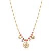 Brosway Collana Donna, Collana in Acciaio e Cristalli/pietre Naturali con Simbolo Fiore | Collezione Chakra - BHKN087