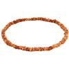 AMBERAGE Collana da donna in ambra baltica naturale, realizzata a mano con perle di ambra baltica grezza/certificata (2 misure) (21,7)