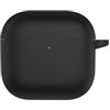 TINGYR Cover Compatibile con AirPods 4 2024, Protezione Perfetta, Resistenza Agli Urti e ai Graffi, Custodia Compatibile con AirPods 4 2024.(Nero)