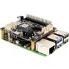 Geekworm X1209 UPS per Raspberry Pi 5/4B/3B+/3B | 5,1 V 6 A, ingresso a banda larga 5 - 18 V, montato in alto, spegnimento sincrono e accensione automatica