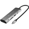 j5create Hub USB-C - 4K 60Hz HDMI, USB-A & C 10Gbps, 100W PD con 5Gbps, Ethernet, lettore di schede SD 4.0 | per MacBook, XPS, Surface Pro (JCD393)