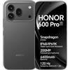 HONOR 600 Pro 5G Smartphone Cellulare, 6,57 120Hz AMOLED, Fotocamera Tripla 200MP, Batteria 6400mAh, Ricarica Rapida 80W, IP68/IP69K, Snapdragon 8 Elite, Android 16
