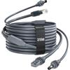 Ozkak Cavo 2-in-1 per Starlink Mini, Cavo Integrato Alimentazione ed Ethernet Gigabit Cat5e, 1000Mbps, Ricambio Alte Prestazioni per Camper, Van e Barca, 25 m