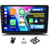 GOHHDL Android 15, 6G+128G 8Core GOHHDL Autoradio per Citroen Berlingo B9 2008-2017/Peugeot Partner 2008-2019 Carplay Android Auto, 9 Pollici Touch Screen con BT GPS WiFi FM/RDS HIFI EQ DSP SWC Retrocamera
