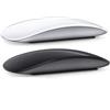 SanSixi Mouse wireless silenzioso, ricaricabile, Bluetooth 5.0, mouse senza fili, silenzioso, multi arco, mouse ultra sottile, mouse magico per computer portatile, iPad, Mac, PC, MacBook (bianco + nero)