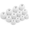 Okuli 12 x Gommini Auricolari in Silicone Ricambio per Samsung Galaxy Buds 2 Pro Auricolari Cuffie in Bianco