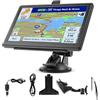 Riloer Kit di navigazione GPS universale per auto, camion, roulotte, camper, schermo da 7 pollici con supporto e trasmettitore FM, possibilità di cambiare lingua, italiano