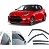 AC WOW 4x Deflettori Parabrezza Antipioggia per Toyota Yaris (XP210) per Mazda 2 Hybryd 2020 2021 2022 2023 2024 2025 2026