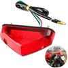 LEIBOCHAO Fanale Posteriore Universale a LED per Moto, Stop Freno Fanale Posteriore Indicatori di Segnale, Luce Freno Posteriore per moto ATV Dirt Bike Scooter, Accessori per la Modifica Delle