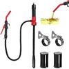 YUFFQOPC Pompa elettrica per trasferimento, pompa elettrica per benzina, sifone portatile automatico, pompa per trasferimento di carburante, pompa per trasferimento di liquidi alimentata a batteria Gas 2,4 GPM