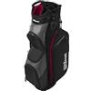 Wilson Sacca da Golf Feather Cart Bag, Nero/Grigio/Rosso