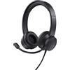 Trust 24186 Trust HS-200 USB-Headset schwarz