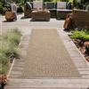 Teppich-Traum Tappeto chic per esterni in sisal per balcone, patio e giardino Dimensioni - 60 x 180 cm