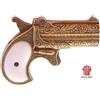 DENIX RIPRODUZIONE DERRINGER USA 1866 FLOWER GOLD EDITION