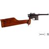 DENIX RIPRODUZIONE PISTOLA MAUSER C96 CON CALCIO IN LEGNO