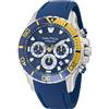 Nautica Orologio analogico al quarzo da uomo con cinturino in silicone NAPNSS501, Blu