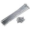 SkyjOy Raggi Bicicletta Raggi 6 Pezzi 14G J Bend in Acciaio for Bicicletta 200mm 203mm 205mm 210mm 213mm 215mm 220mm 225mm for Ciclo con capezzoli in Ottone(36pcs-240mm)