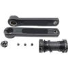 Generico Guarnitura for bici da strada 155/160/165/170/172,5/175mm Manovella 9/10/11/12 velocità Doppia corona con movimento centrale(172.5mm,Crank and BB)