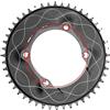 Generico 110BCD Pignone 4 Bulloni Corona Stretta Larga Bici da Strada Disco Chiuso di Fascia Alta Artigli Ruota Catena Manovella for Bicicletta Dente Singolo(52T,Pink)