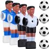 xulvoz Calcio balilla di ricambio 22 pezzi set di ricambio per biliardino, materiale in resina, due stili di differenziazione di squadra, installazione rapida da scrivania