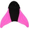 Generico Pinne for nuoto Allenamento Sirena Pinna for Piede for immersione Piedi Monopinna(Pink,Adult)