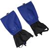 Wodsty Ghetta per scarpe da trekking all'aperto, neve, caccia e arrampicata, copertura gamba in nylon alto 46 cm con elastico regolabile e chiusura a bottone a pressione